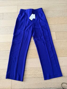 Reiss Purple Aleah Tailored Trousers